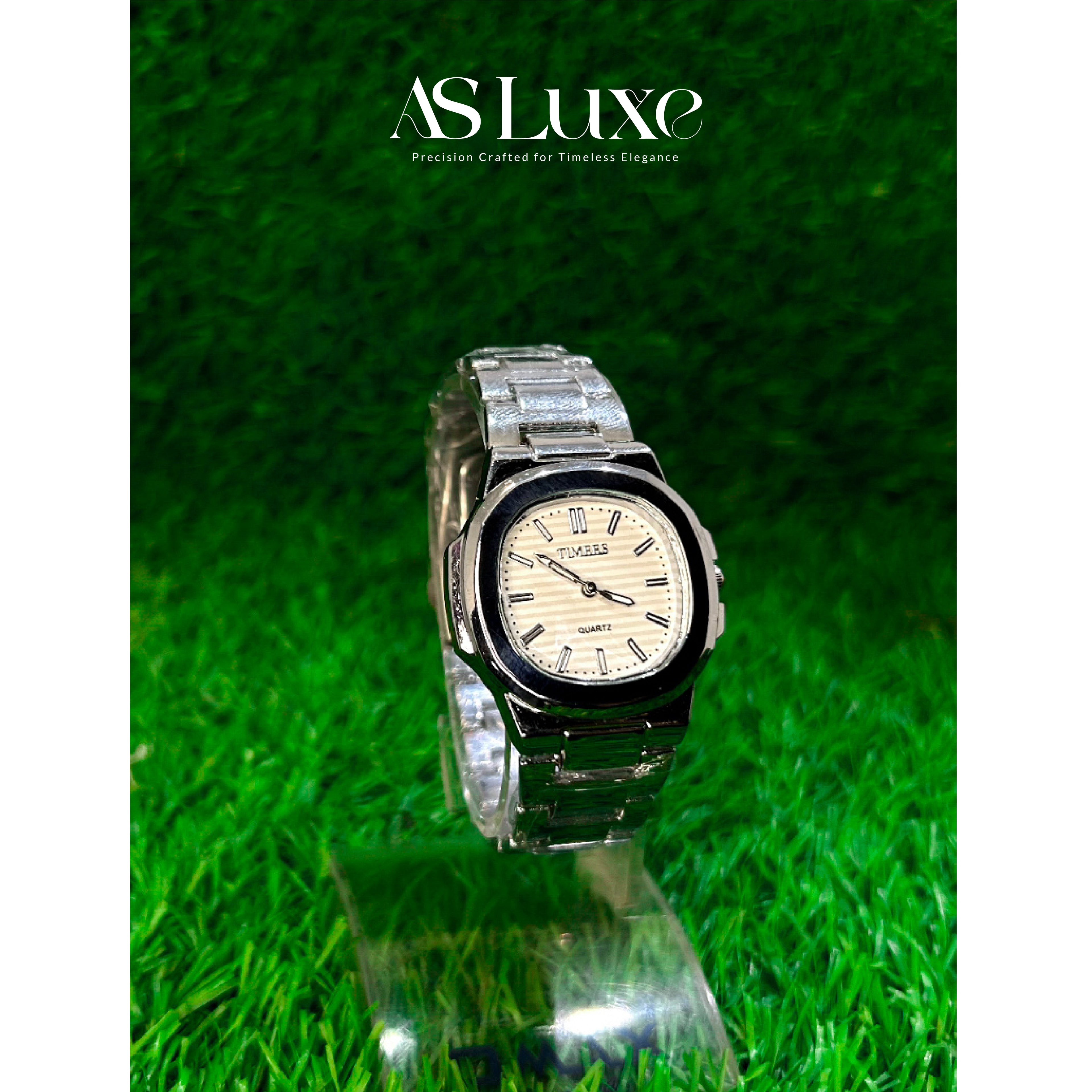 Timees Women’s Watch – Elegant Off White Dial & Stylish Design