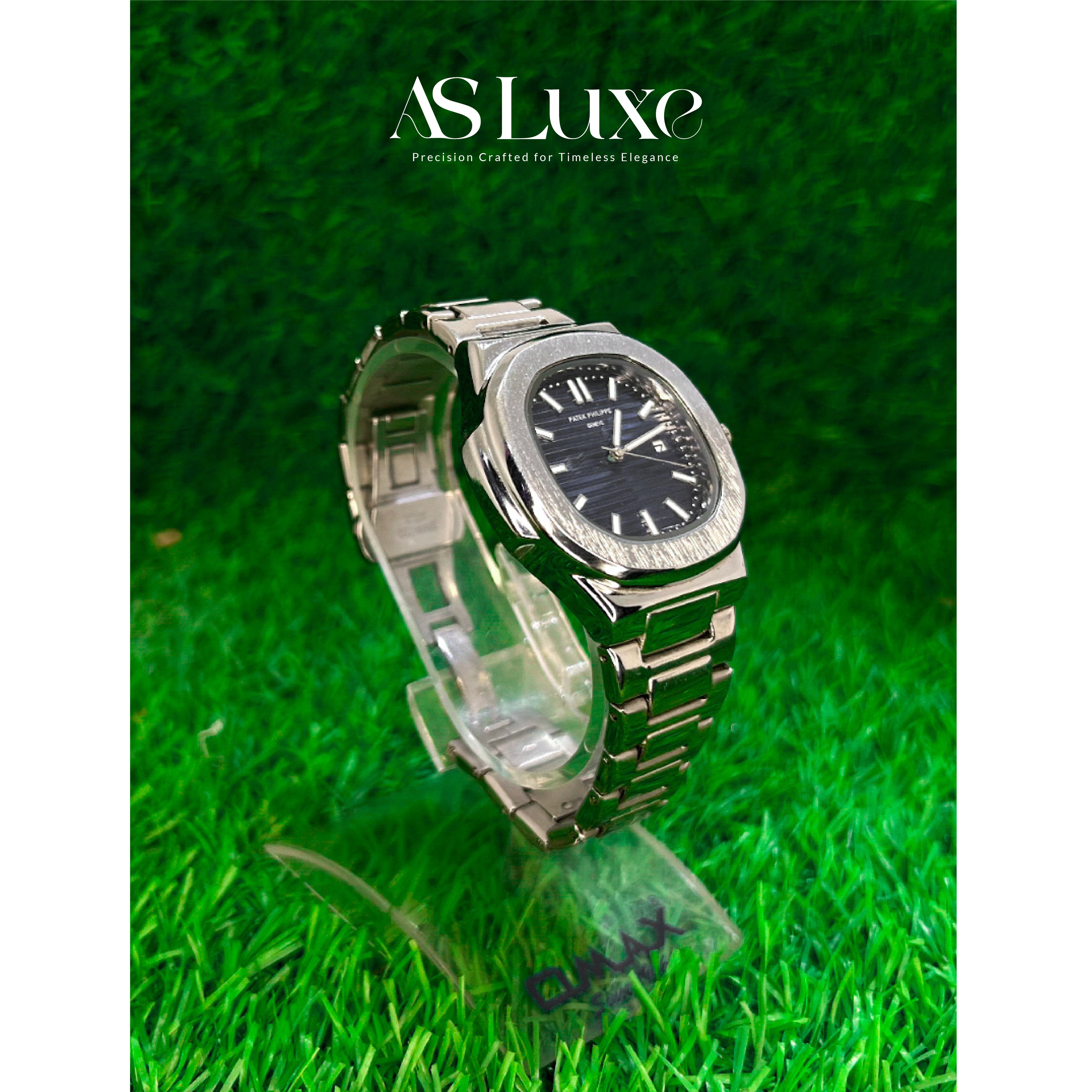 Phatek Philippe Silver Chain Luxury Watch – Classic Men’s Wristwatch