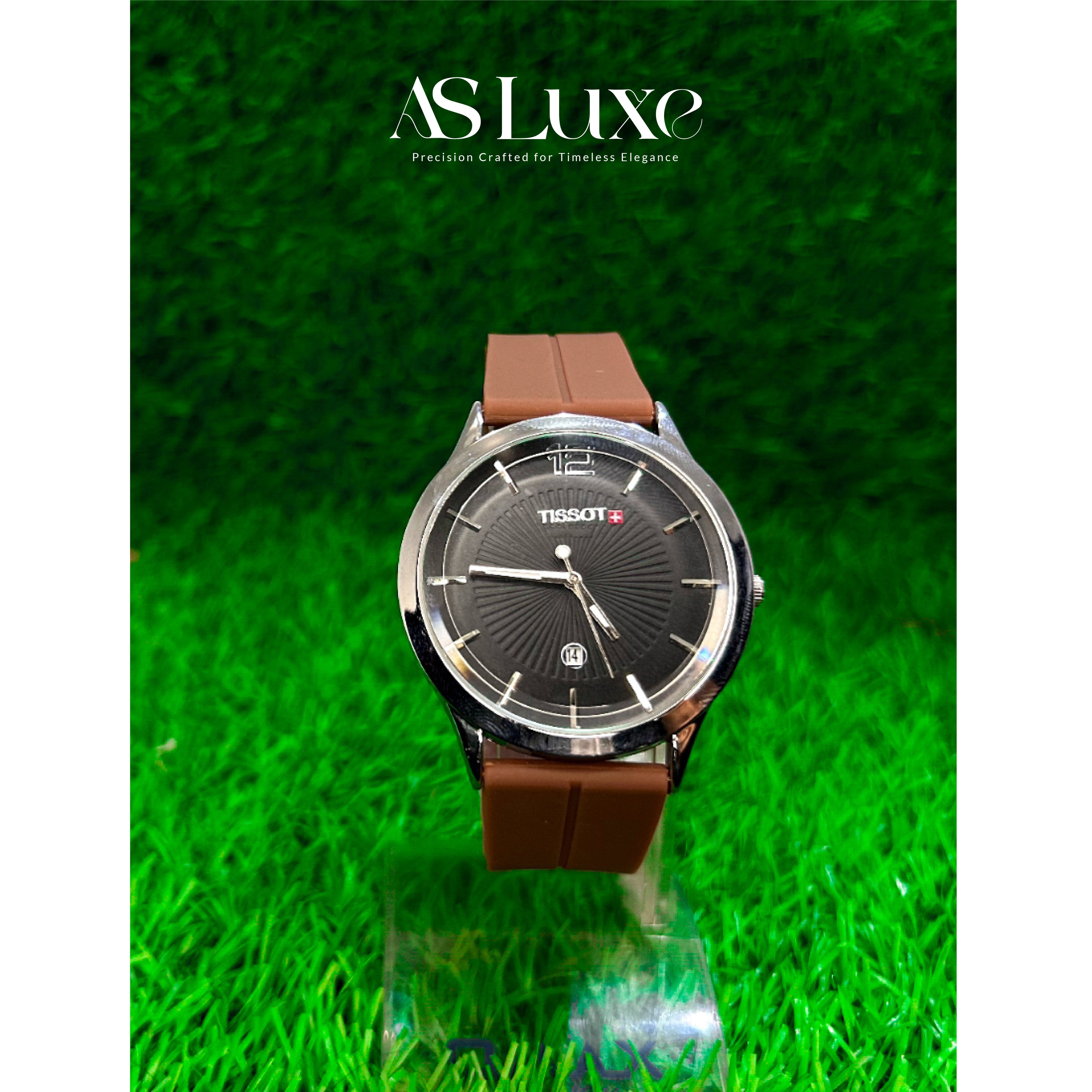 Tissot Leather Belt Watch – Premium Swiss Design, Classic Elegance for Men